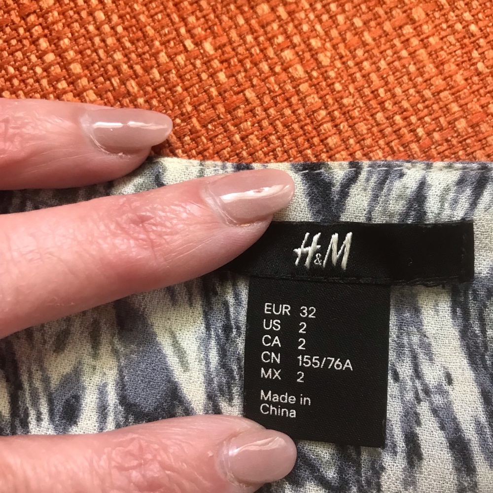 H&M mini dress Boho size Small - Picture 6 of 7